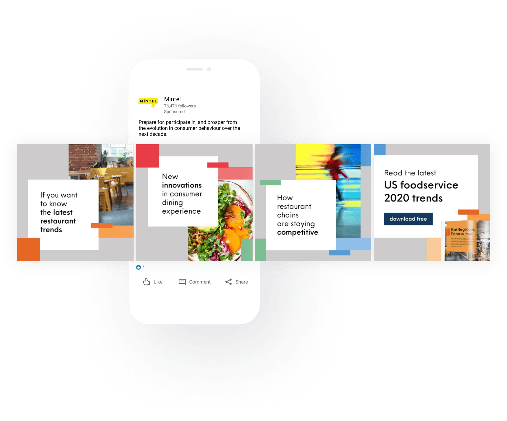 Mintel banners linkedin carousel